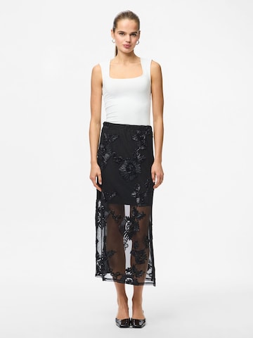 Gonna 'PCOFFIA HW' di PIECES in nero