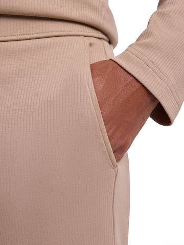 FALKE Regular Workout Pants 'Casual' in Beige