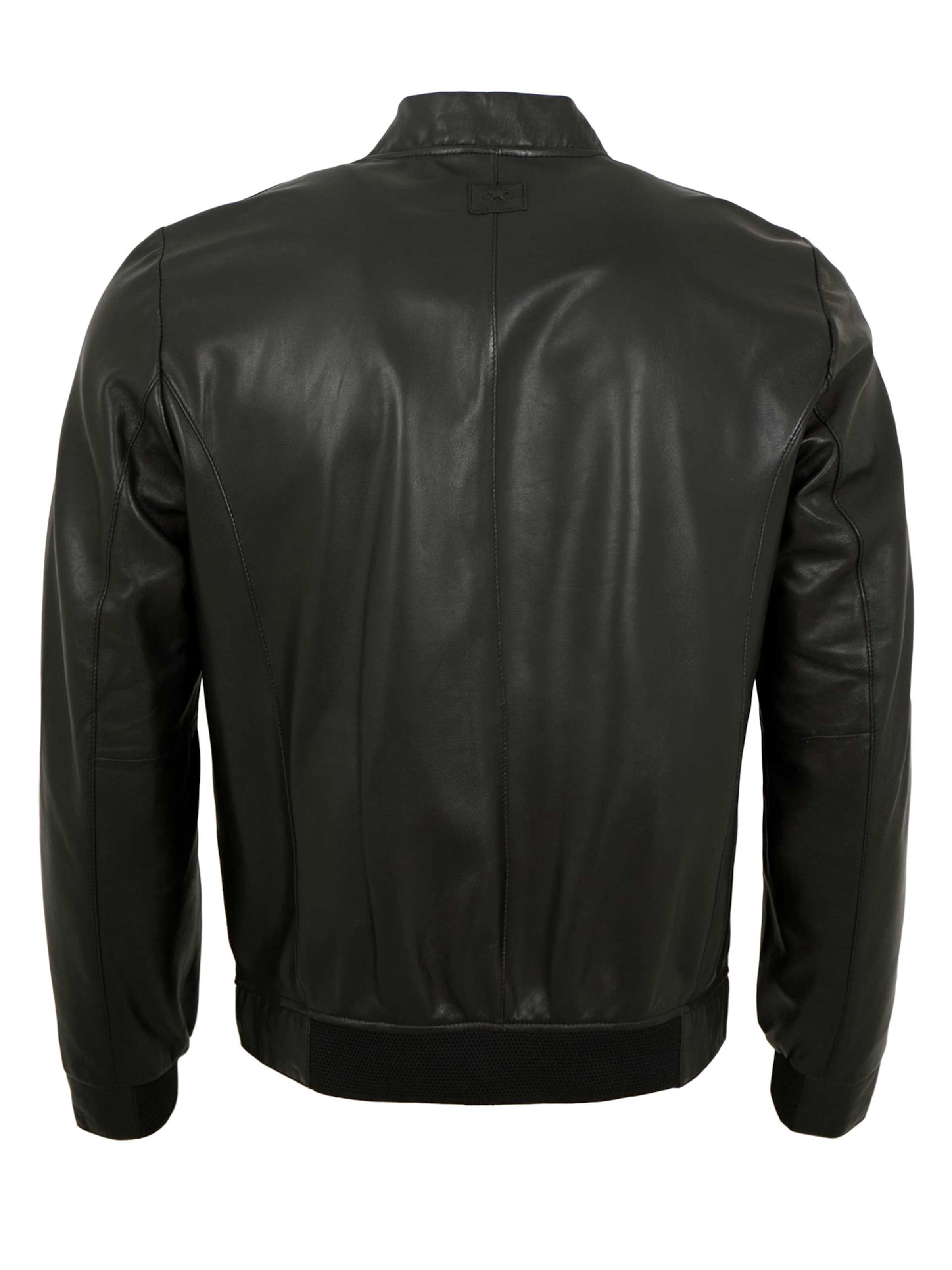 MILESTONE Übergangsjacke 'MSLeandro'‌‌‌‌‌‌‌‌‌‌ in Schwarz