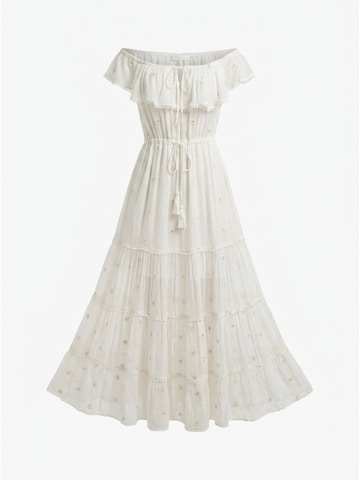 Robe 'Robe Longue Kate' Miss June en blanc