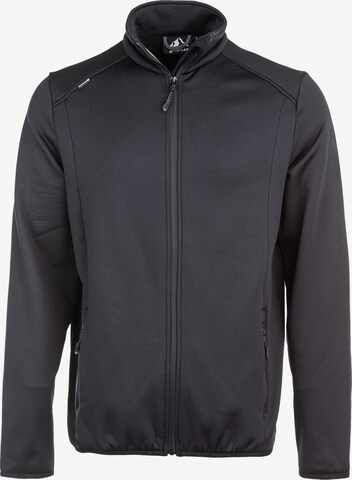 Whistler Athletic Fleece Jacket 'Fred' in Black: front