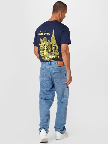 LEVI'S ® Loosefit Jeans '568™ Stay Loose Carpenter' i blå