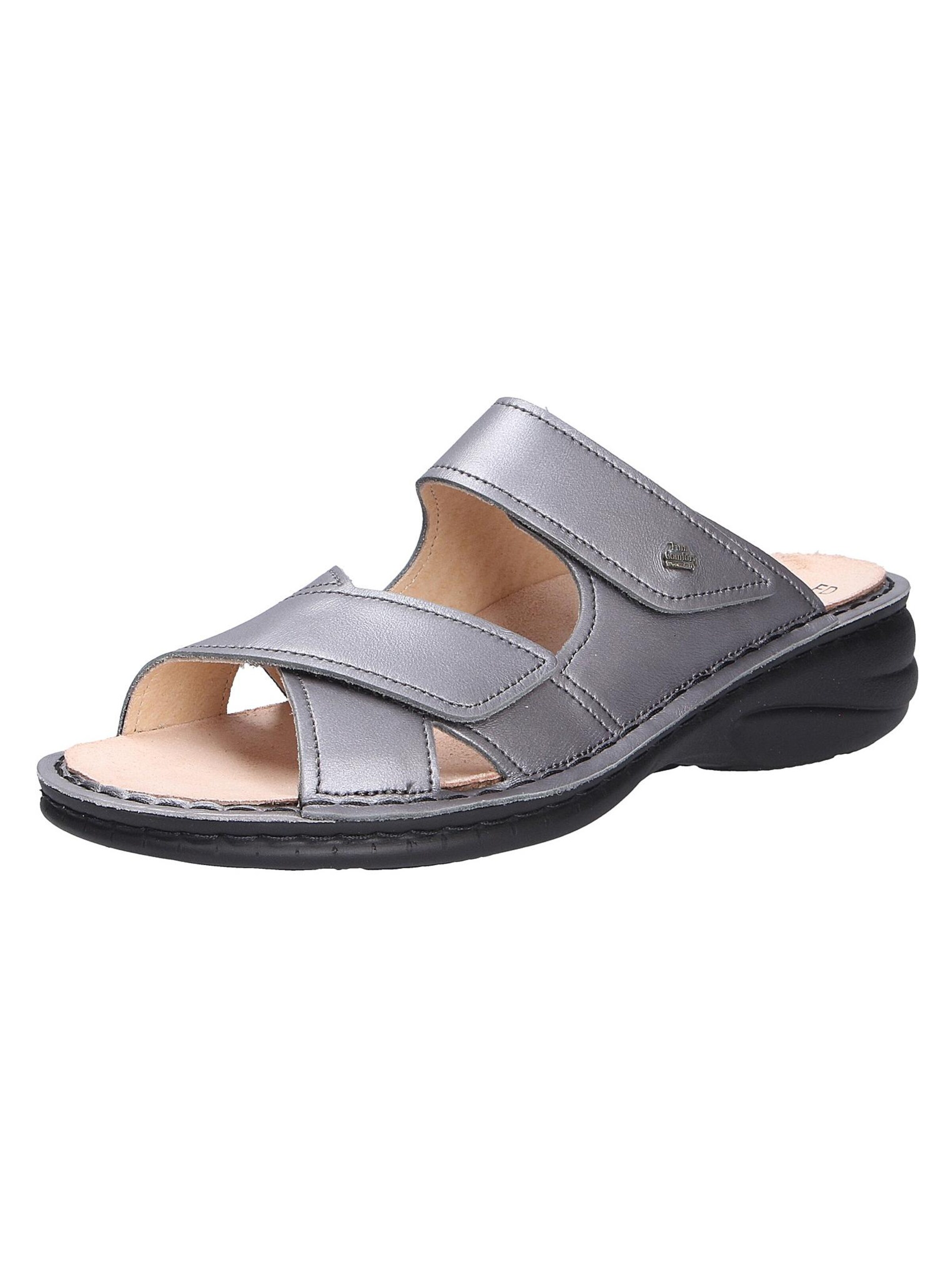 Finn Comfort Mules 'MELROSE' in Grey: front