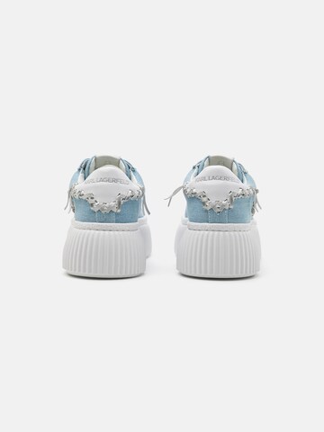 Karl Lagerfeld Sneakers laag in Blauw
