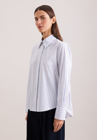 SEIDENSTICKER Blouse 'New Basic' in Blauw