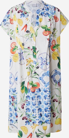 Robe Emily Van Den Bergh en blanc : devant