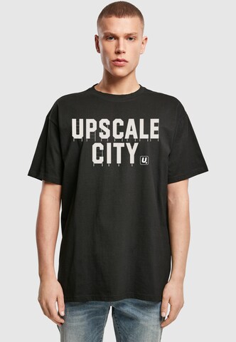 T-Shirt 'UpCity' MT Upscale en noir : devant