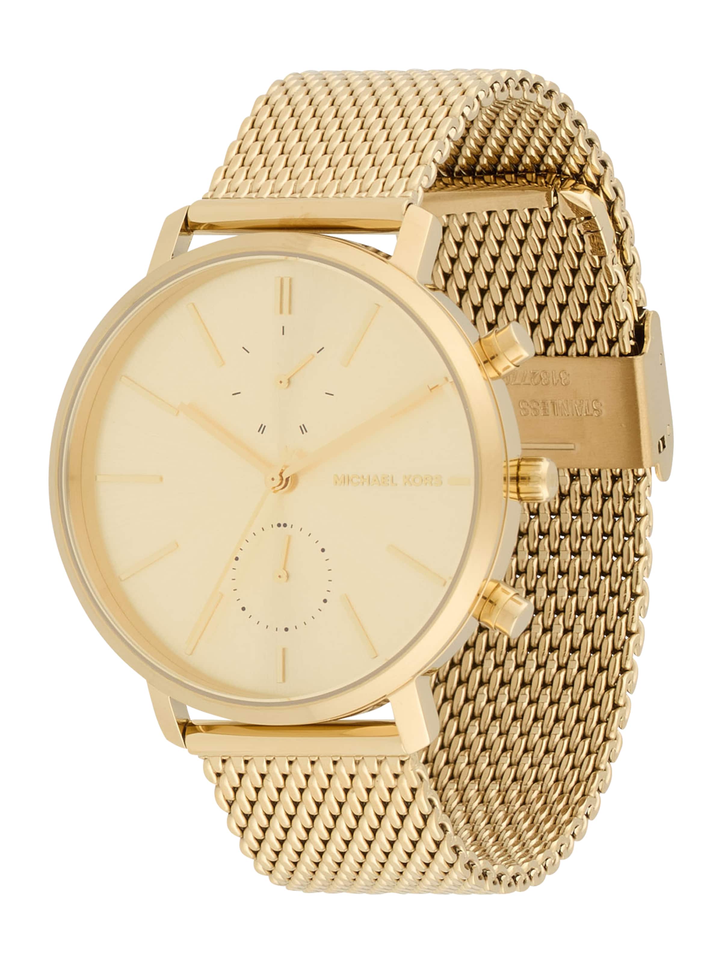 Michael Kors Аналоговые часы 'BLAKE' в Золотой: спереди
