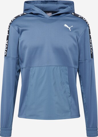 Sweat de sport PUMA en bleu : devant