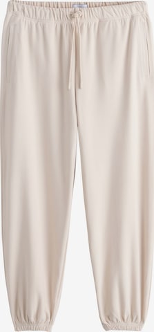 Effilé Pantalon Next en beige : devant