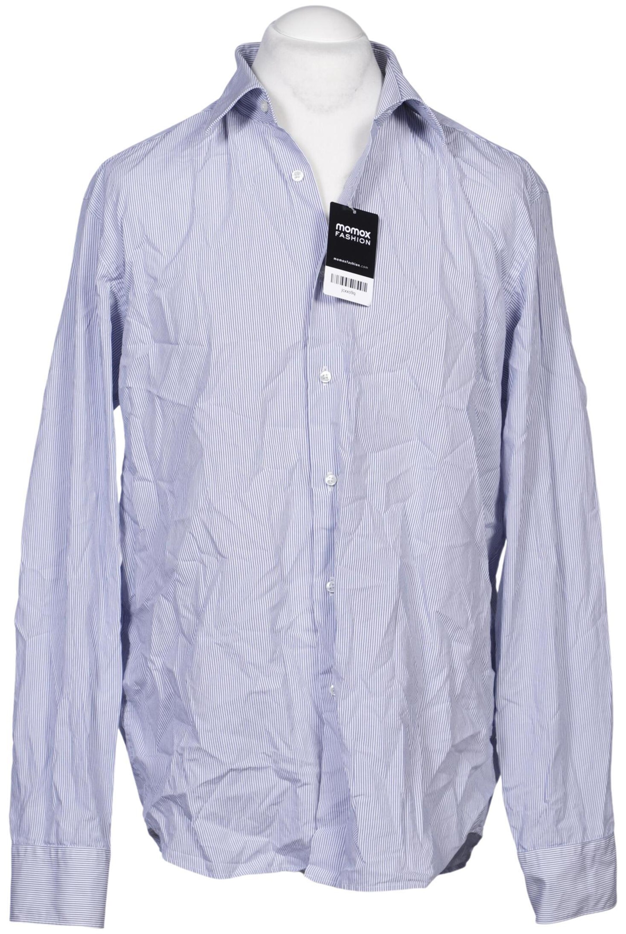 HUGO Button Up Shirt in XL in Blue: front