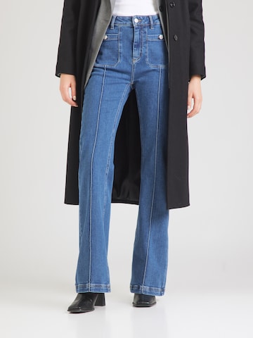 Munthe Bootcut Τζιν 'LELLANOR' σε μπλε: μπροστά
