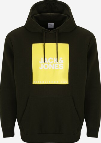 Jack & Jones Plus Tréning póló - zöld: elől