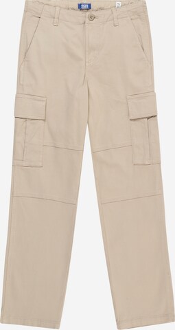 Regular Pantalon 'Kane Harlow' Jack & Jones Junior en beige : devant