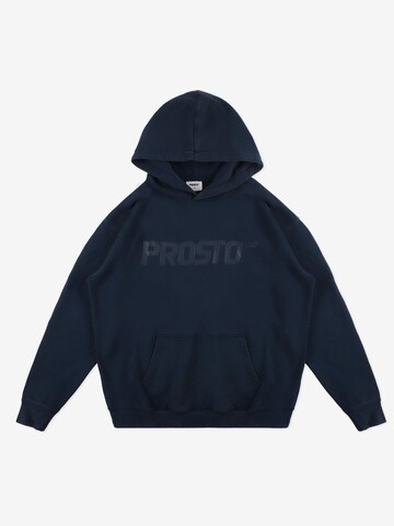 Prosto Sweatshirt 'Big Log Washed' in Blue: front