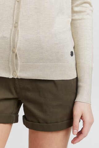 Oxmo Gebreid vest 'Hlin' in Beige