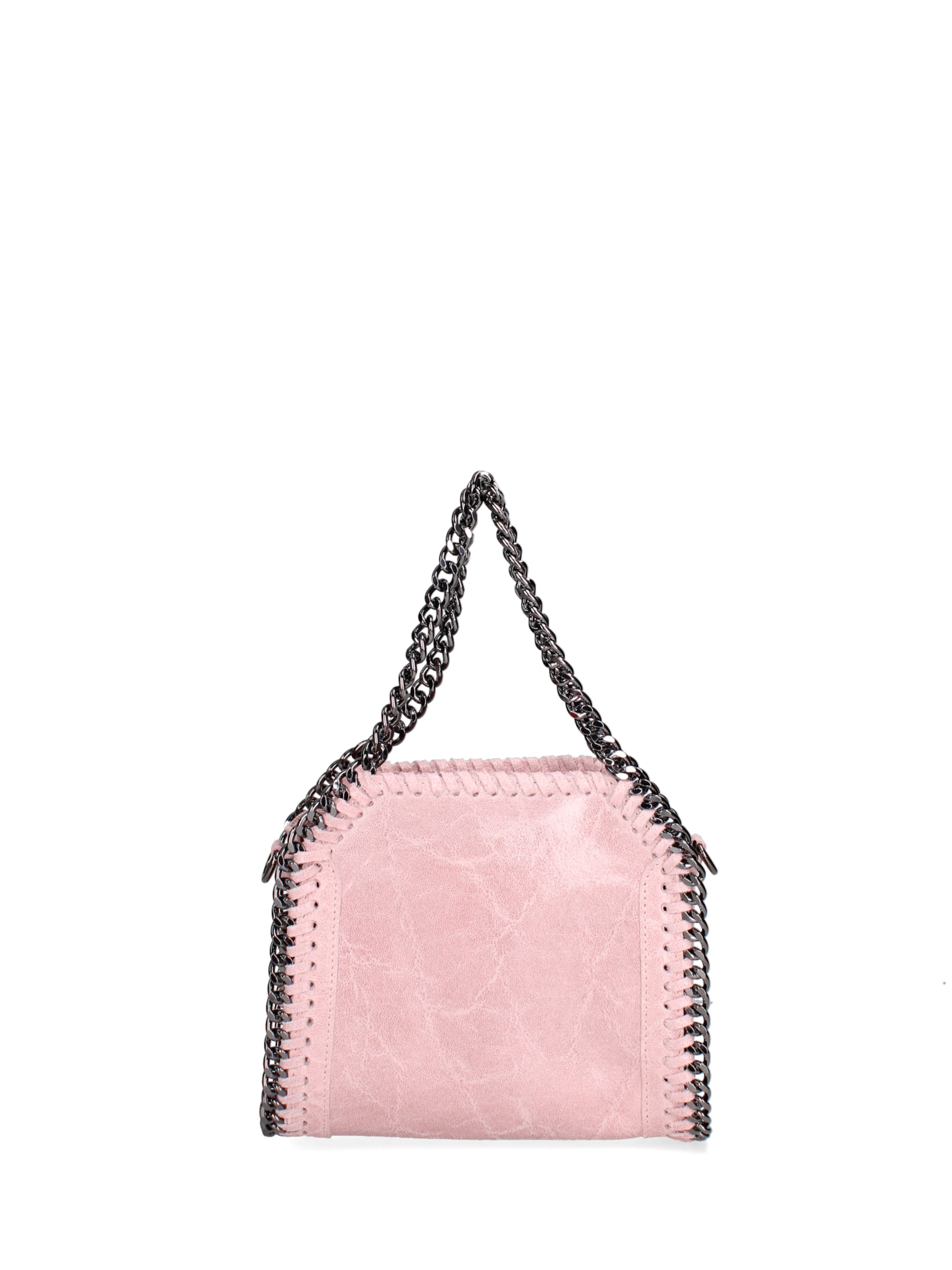 Borsa a mano 'Borsa a mano donna pelle scamosciata stampata con zip - Zefira Chic' di Gave Lux in rosa