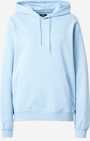 CONVERSE Sweatshirt 'GO-TO' in Blue: front