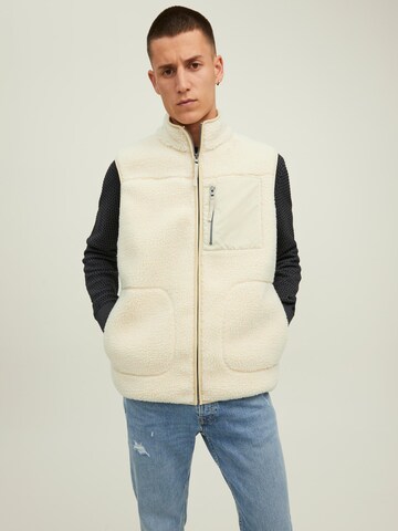 JACK & JONES Bodywarmer 'Park' in Beige: voorkant