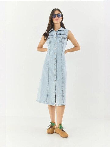 Bianco Lucci Kleid in Blau