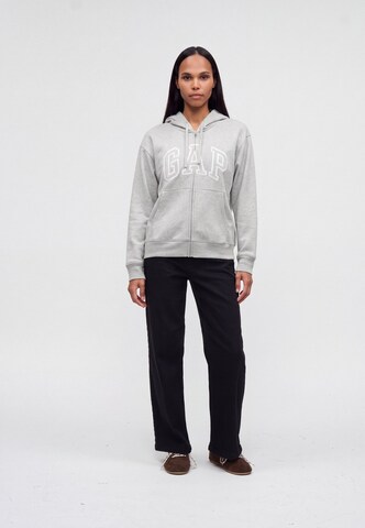 Gap Petite Sweatvest 'HERITAGE' in Grijs