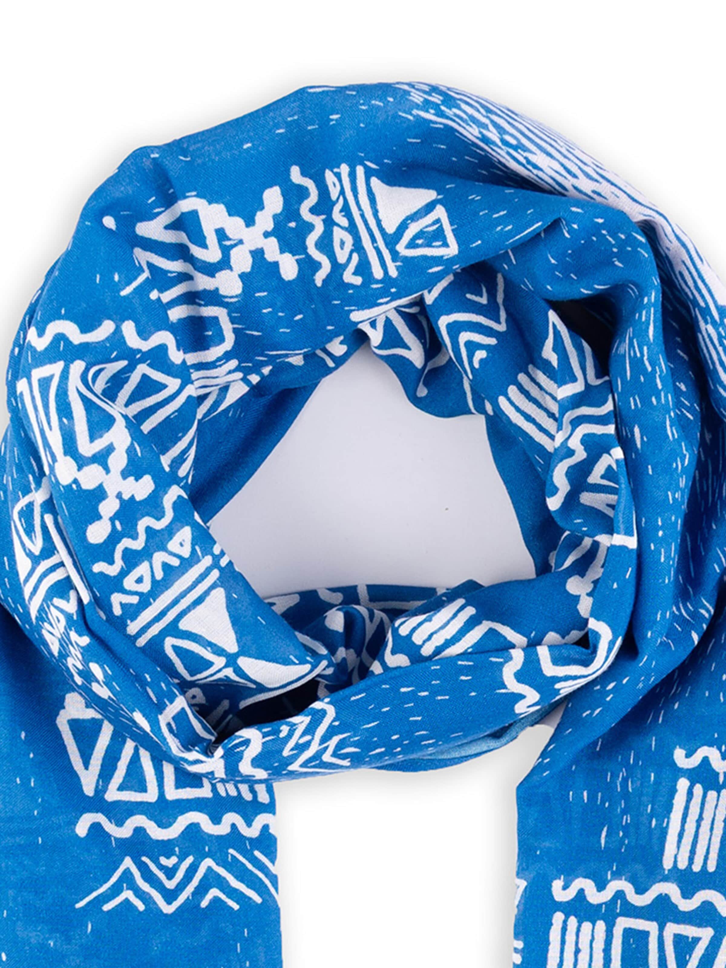 Passigatti Wrap 'Damenschal Passigatti' in Blue