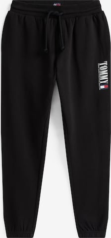 Tommy JeansTapered Hlače - crna boja: prednji dio