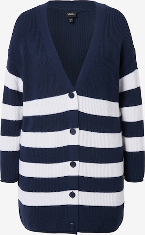 Ulla Popken Knit Cardigan in Blue: front