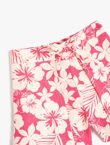 Koton Regular Trousers in Pink