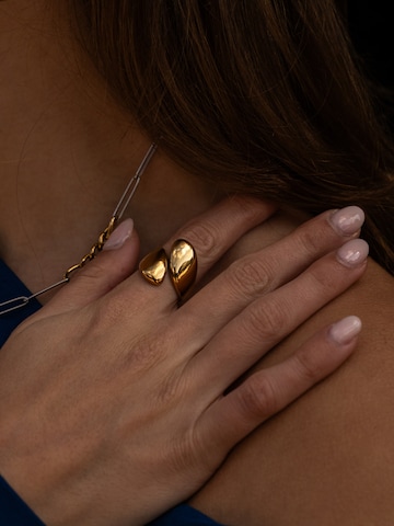 hiBALI Ring 'Chunky Edgy'‌‌‌ in Gold
