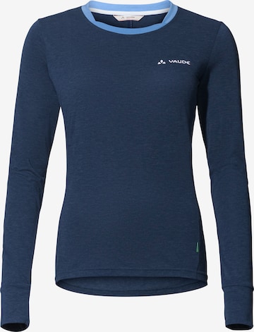 VAUDE Functioneel shirt 'Sveit' in Blauw: voorkant