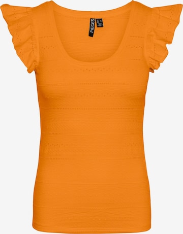 PIECES - Camiseta 'SELMA' en naranja: frente