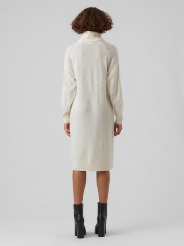 VERO MODA Knitted dress 'Daniela' in White