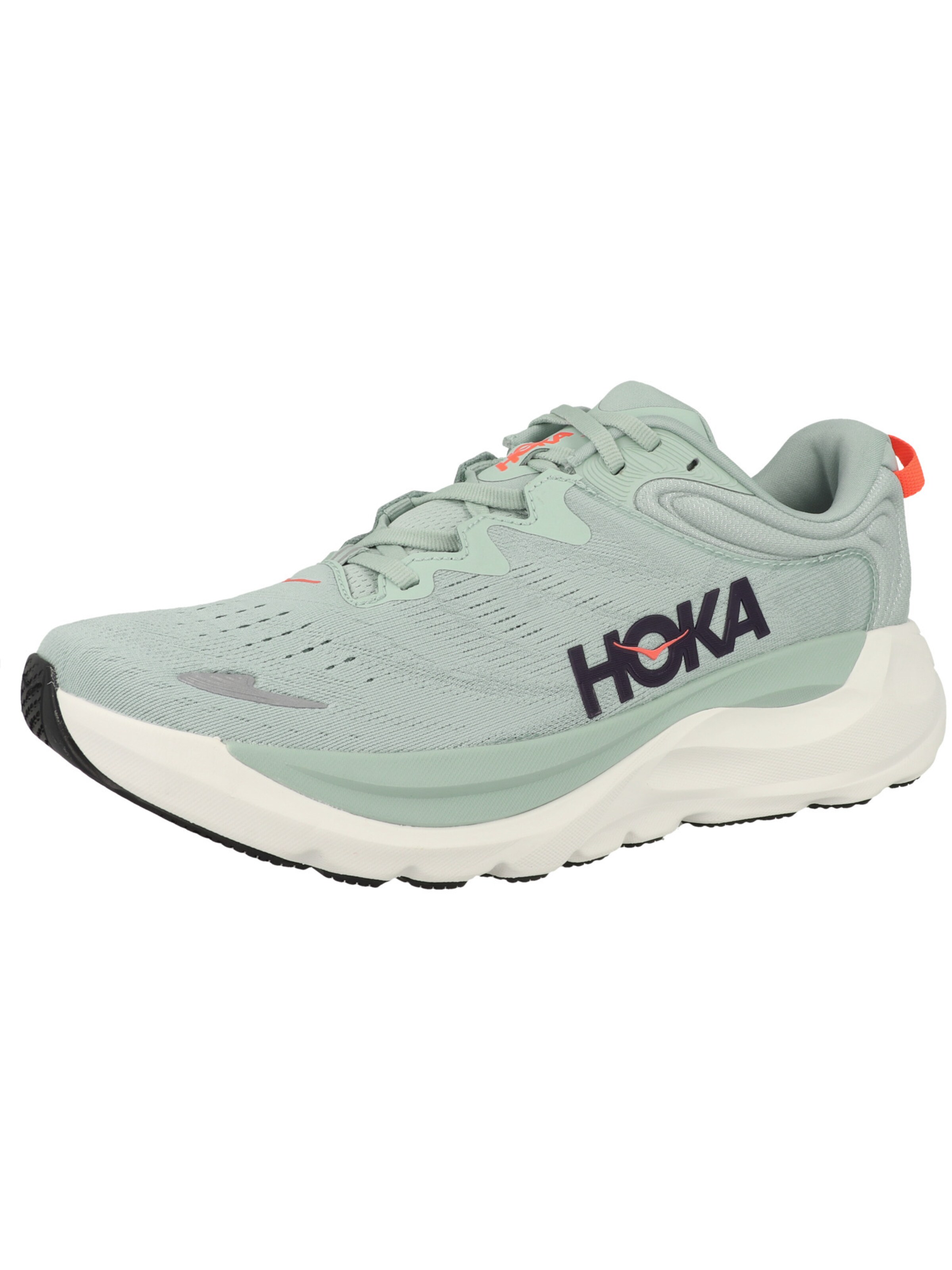 Chaussure de course 'Gaviota 6' HOKA en vert : devant