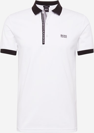 BOSS ATHLEISURE Majica u crna / bijela, Pregled proizvoda
