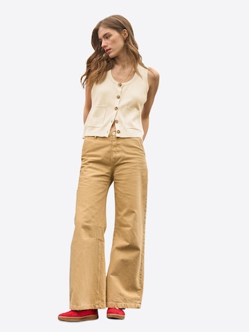 Imily Bela Πλεκτό γιλέκο σε μπεζ