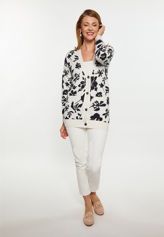 Cardigan Usha en blanc