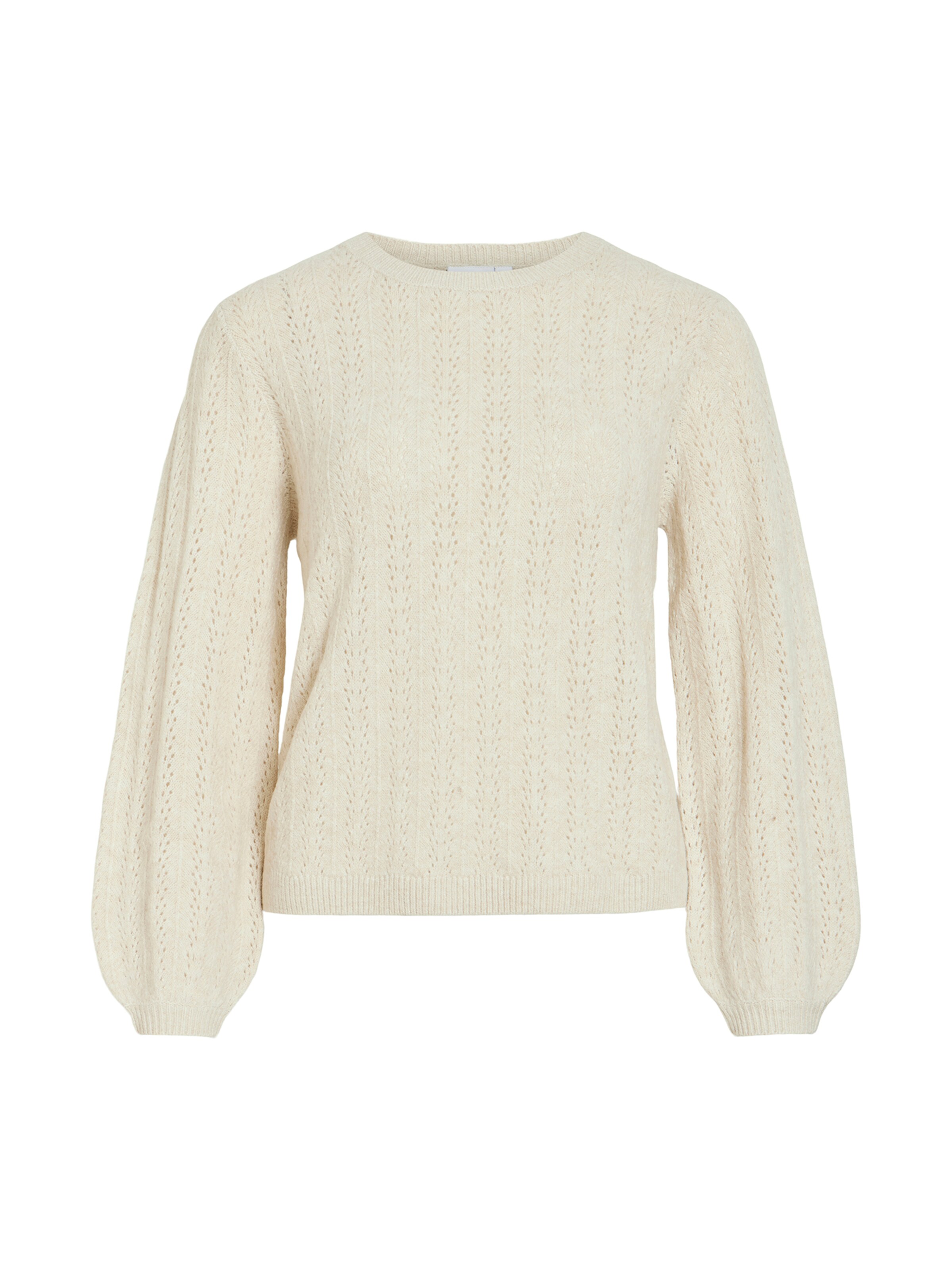 VILA Sweater 'VILIGA' in Beige: front