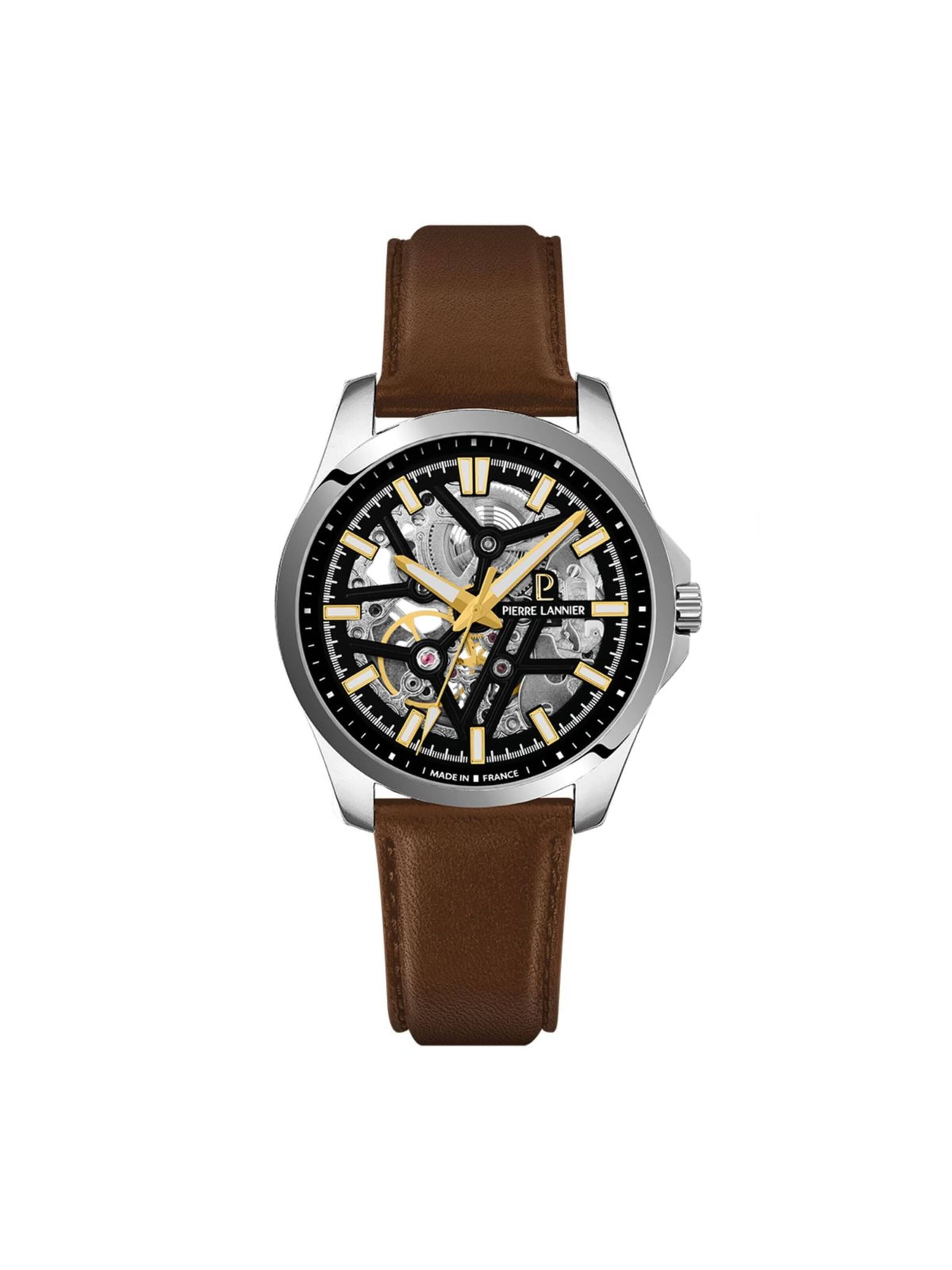 Pierre Lannier Analog watch in Black: front