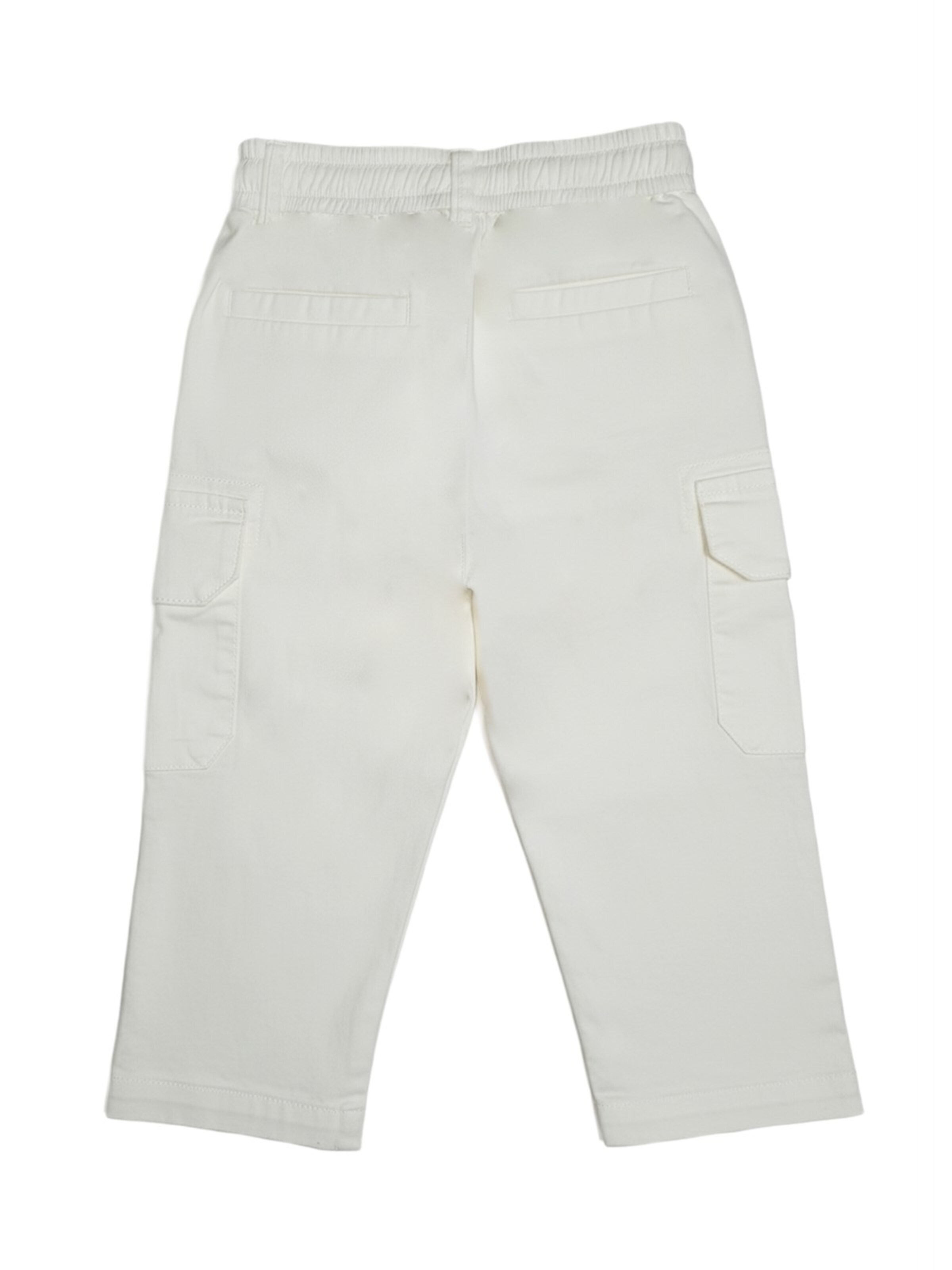 Jeckerson Regular Broek 'Pantalone bianco per neonato' in Wit