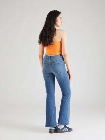 évasé Jean 'Jamie' TOPSHOP en bleu