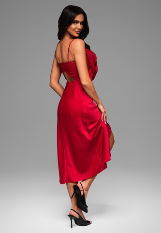 Ombre Avondjurk in Rood