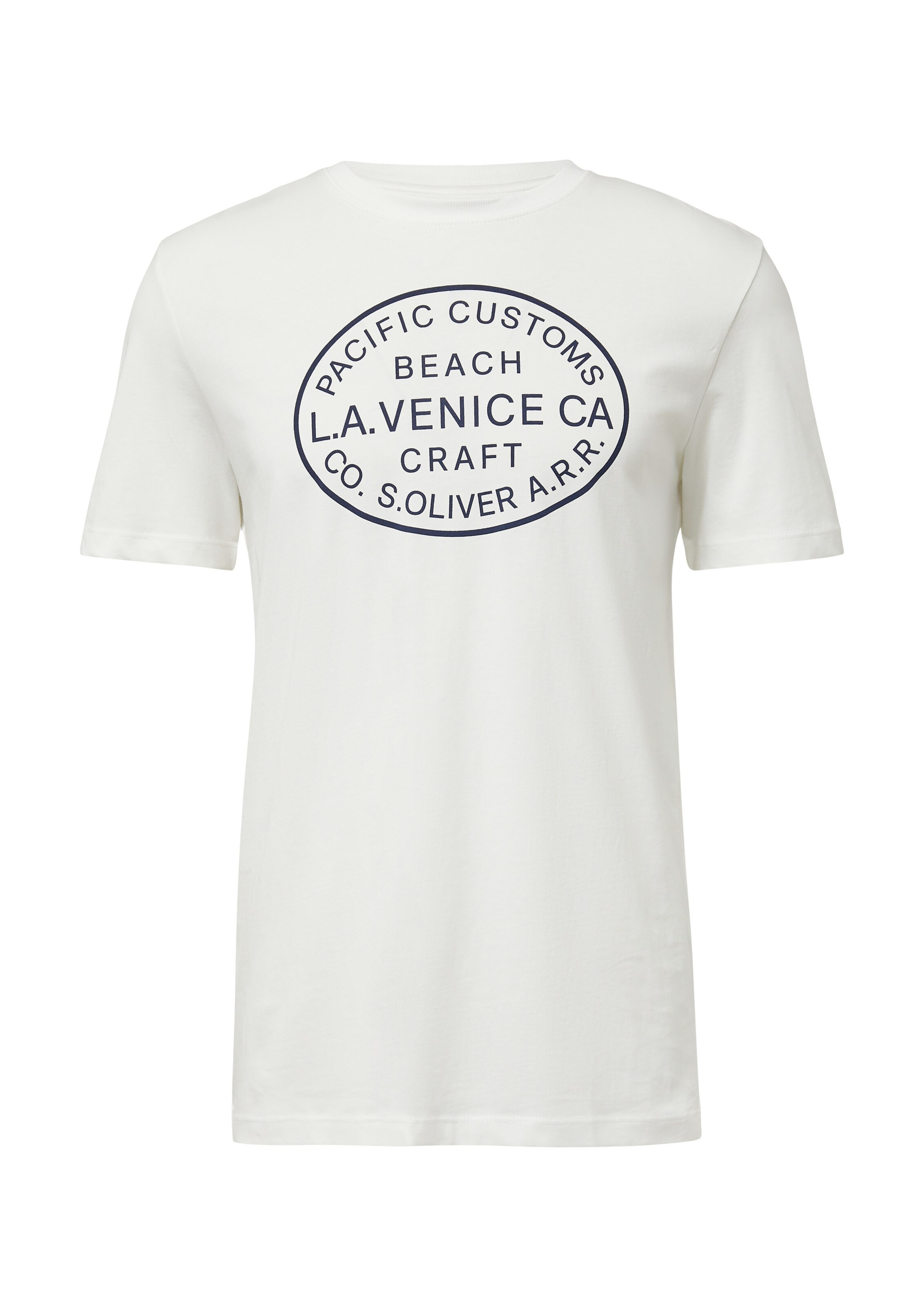 s.Oliver Футболка в Белый: спереди