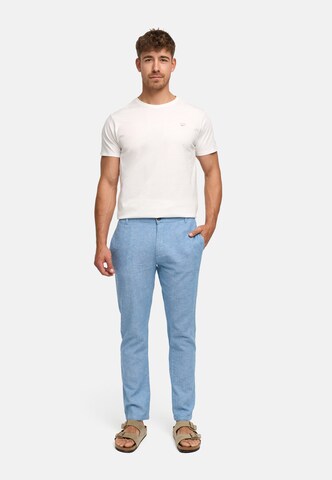INDICODE JEANS Regular Chino 'Lino' in Blauw