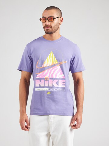Nike Sportswear Футболка 'BRANDRIFF' в Лиловый: спереди