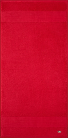 LACOSTE Handtuch 'LE CROCO' in Rot: predná strana