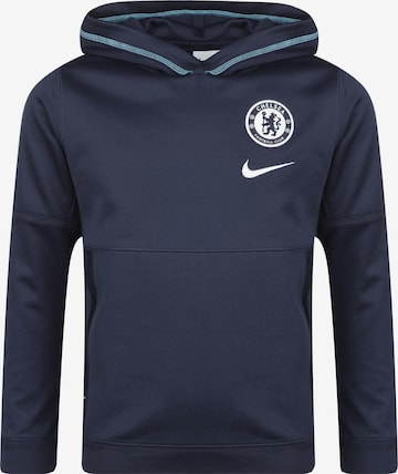 NIKE Athletic Sweatshirt in Blue: front