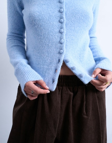 TOPSHOP Πλεκτή ζακέτα 'SIA' σε μπλε