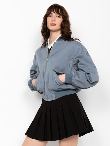 Manteau mi-saison Schott NYC en bleu