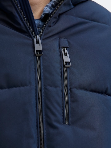 Jack & Jones Plus Zimná bunda 'JJEOWEN' - Modrá